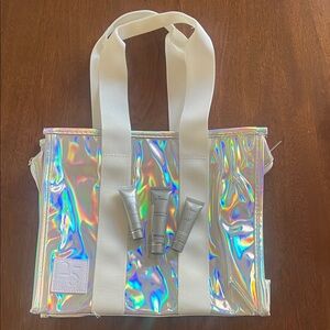 SkinMedica Zippered Tote Bag with 3 Samples. NWOT!
